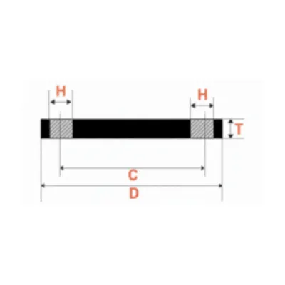 Dimension of Blind Flange JIS10K