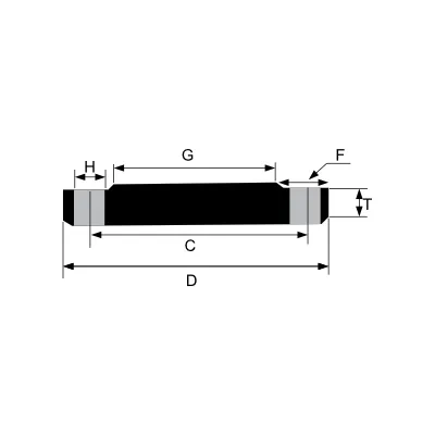 Dimension of Blind Flange ANSI150P